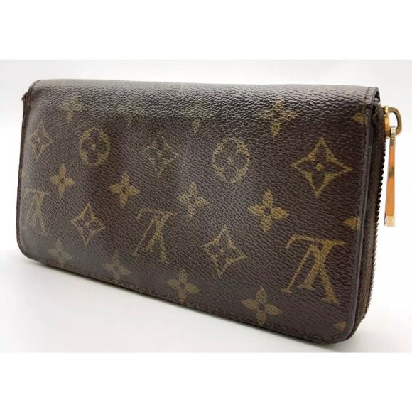 Authentic LV Louis Vuitton Monogram Zip Around Long Wallet - Picture 2 of 12